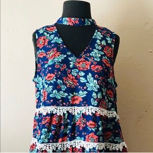 Rock & Roll Cowgirl Floral Top